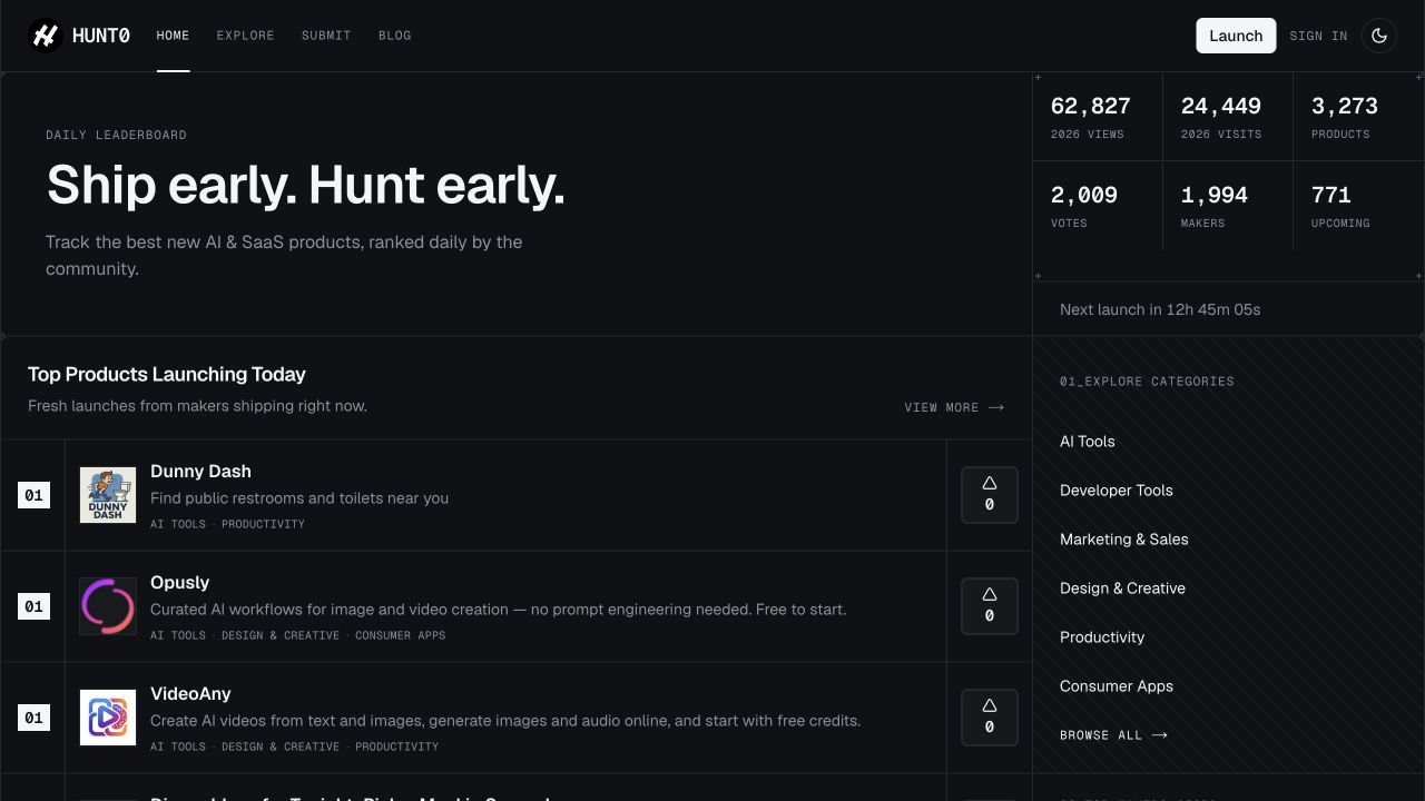 HUNT0 项目预览图
