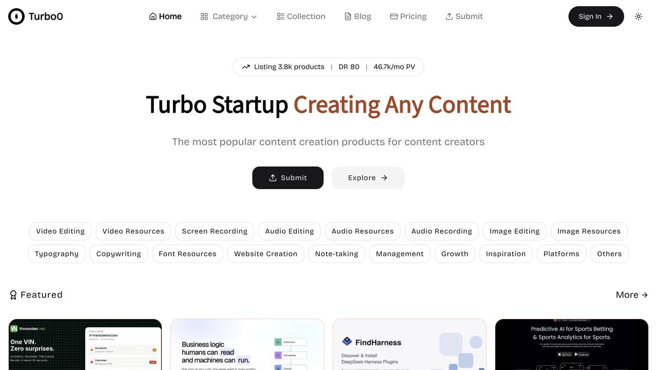 Turbo0 项目预览图